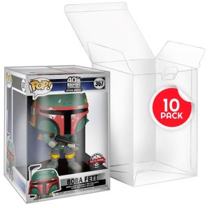 Zestaw 10 ochraniaczy Funko Pop - Wytrzymałe protektory 0,35 mm