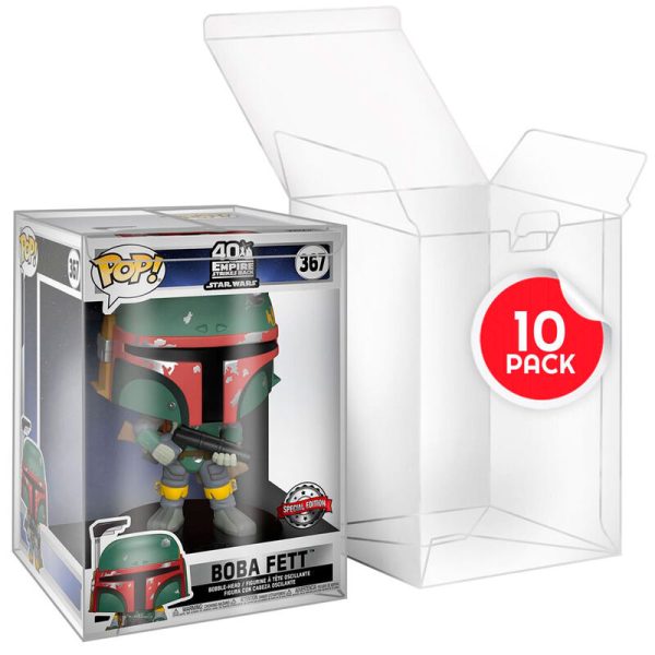 Zestaw 10 ochraniaczy Funko Pop - Wytrzymałe protektory 0,35 mm
