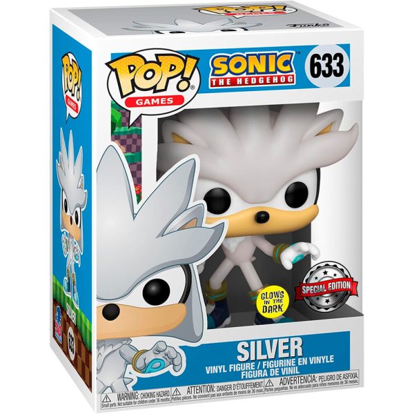 Figurka Funko Pop 633 Sonic the Hedgehog Silver Exclusive - Sonic