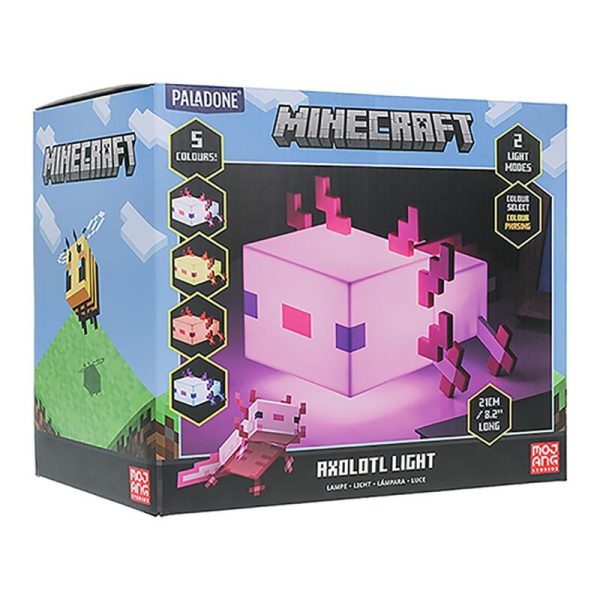 Lampka wielokolorowa Minecraft Axolotl - Paladone