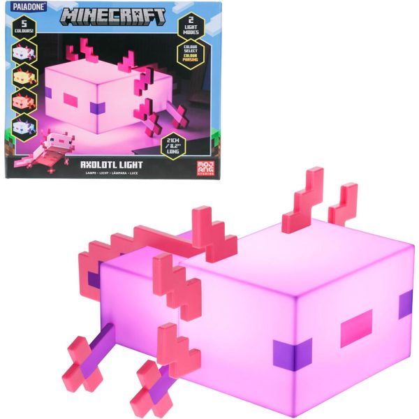 Lampka wielokolorowa Minecraft Axolotl - Paladone