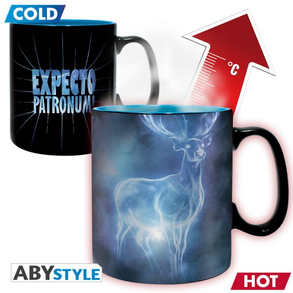 Kubek zmieniający kolor 460 ml Harry Potter - Patronus