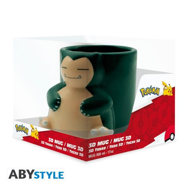 Kubek 3D Pokemon - Snorlax