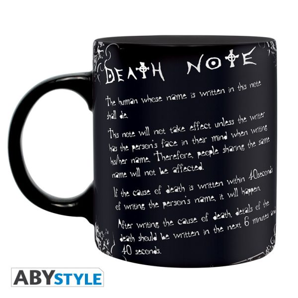 death note mug 320 ml l rules with box x2