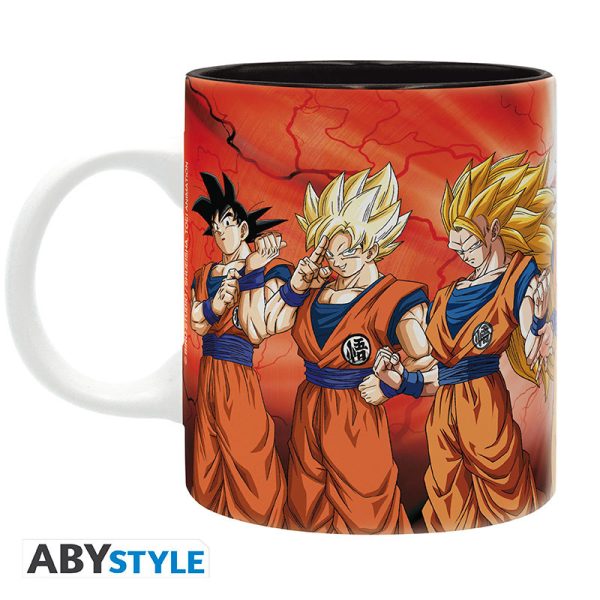 dragon ball super mug 320 ml gokutransformations subli box x2