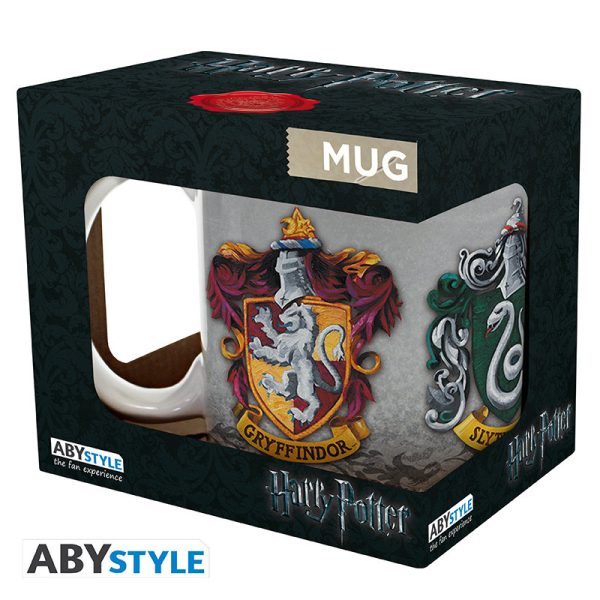 harry potter mug 320 ml the 4 houses subli with box x2 (2)