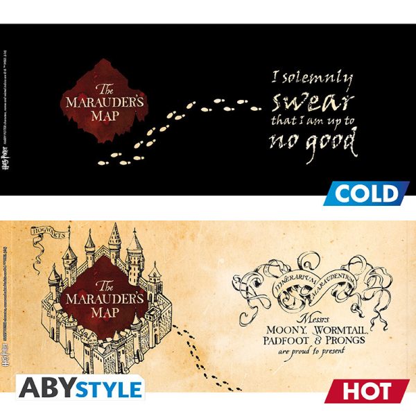 Kubek zmieniający kolor Harry Potter - Marauder’s Map 460 ml ABYstyle