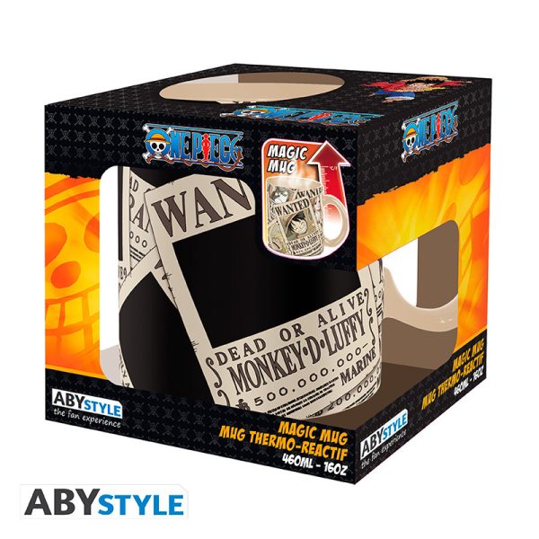 Kubek zmieniający kolor One Piece - Wanted 460 ml ABYstyle