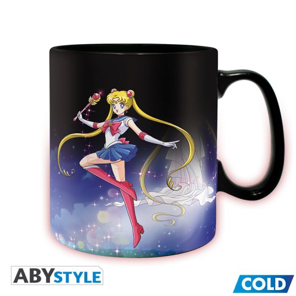 Kubek zmieniający kolor Sailor Moon - Sailor & Chibi 460 ml ABYstyle