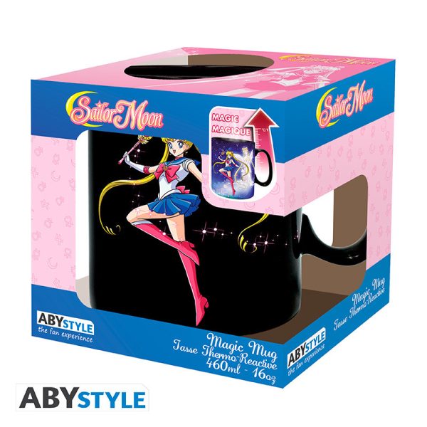 Kubek zmieniający kolor Sailor Moon - Sailor & Chibi 460 ml ABYstyle