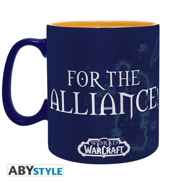 world of warcraft mug 460 ml alliance box x2