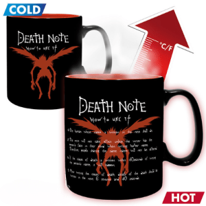 Kubek Death Note - L & Light Zmieniający Kolor 460 ml ABYstyle