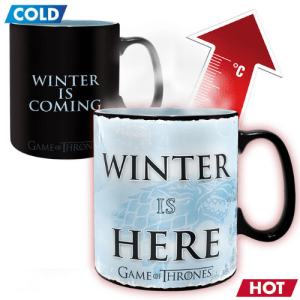 Kubek Zmieniający Game of Thrones Kolor Winter Is Here 460 ml ABYstyle