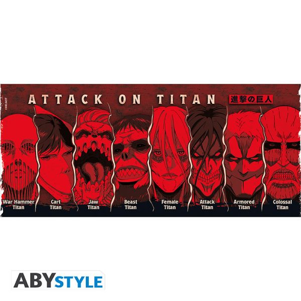 Kubek Attack on Titan - All Titans 460 ml ABYstyle