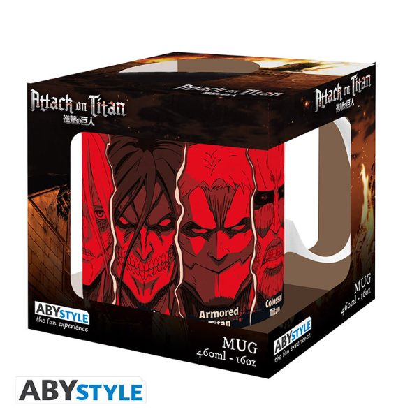 Kubek Attack on Titan - All Titans 460 ml ABYstyle