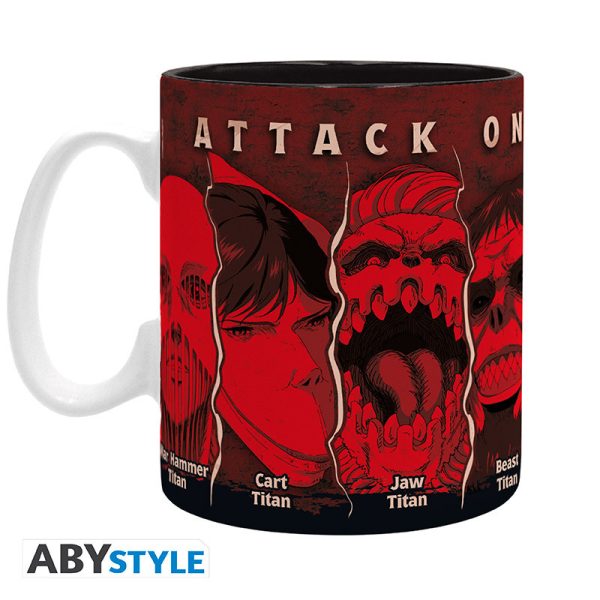Kubek Attack on Titan - All Titans 460 ml ABYstyle