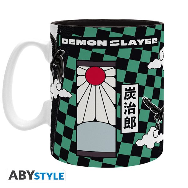 Kubek Demon Slayer - Tanjiro Black & Green S2 460 ml ABYstyle