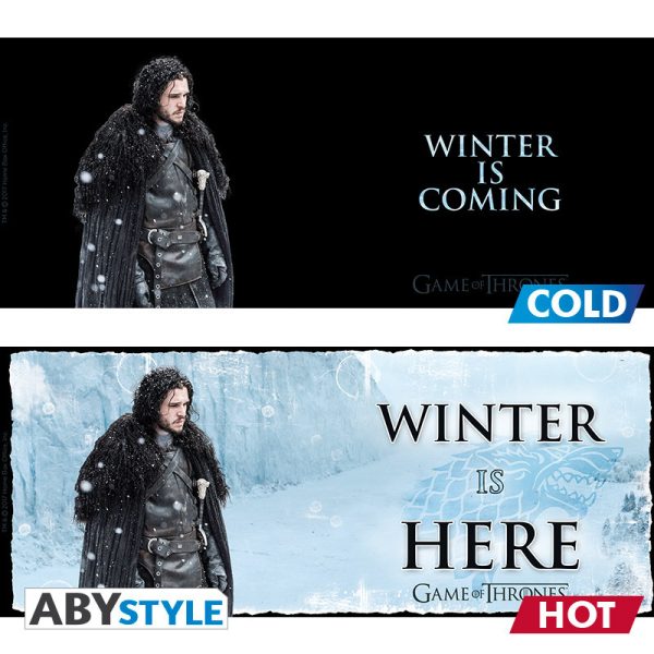 Kubek Zmieniający Game of Thrones Kolor Winter Is Here 460 ml ABYstyle
