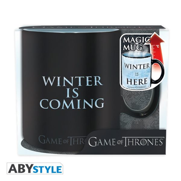 Kubek Zmieniający Game of Thrones Kolor Winter Is Here 460 ml ABYstyle