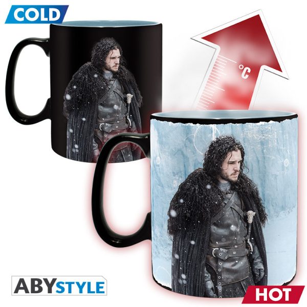 Kubek Zmieniający Game of Thrones Kolor Winter Is Here 460 ml ABYstyle