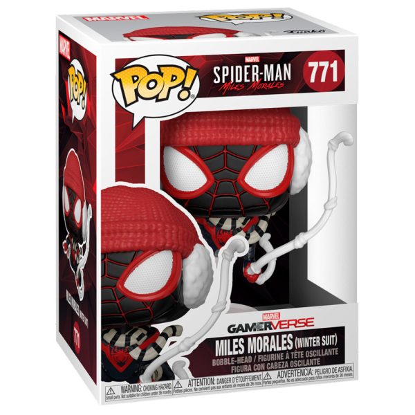 Figurka Funko Pop 771 Marvel - Miles Morales Crimson Winter Suit