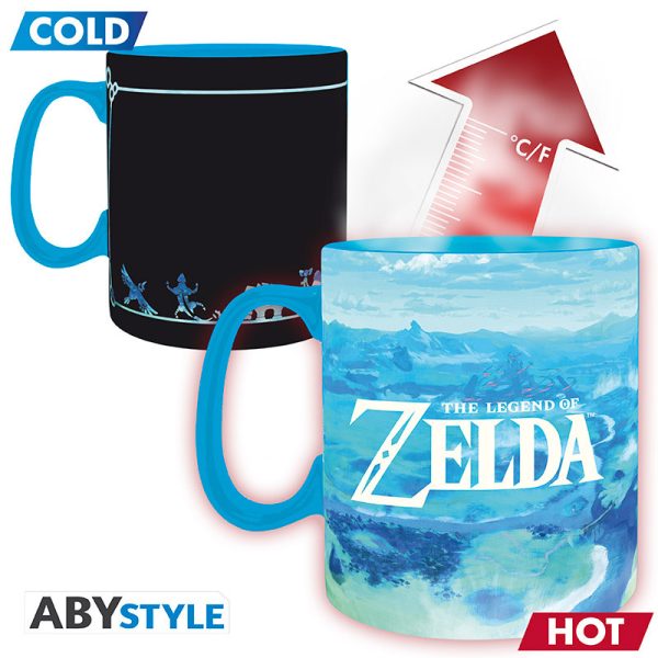Kubek The Legend of Zelda - Breath of the Wild 460 ml Heat Change ABYstyle