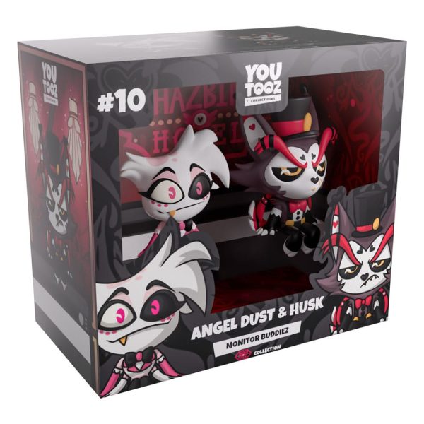 Figurka Youtooz Angel Dust & Husk Monitor Buddiez - Hazbin Hotel