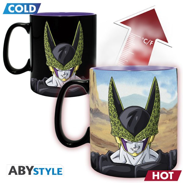 dragon ball mug heat change 460 ml dbz gohan cell cb x2