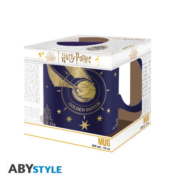 harry potter mug 460 ml golden snitch cardboard box x2 (2)