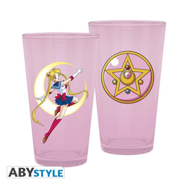 sailor moon large glass 400ml sailor moon x2 (1)