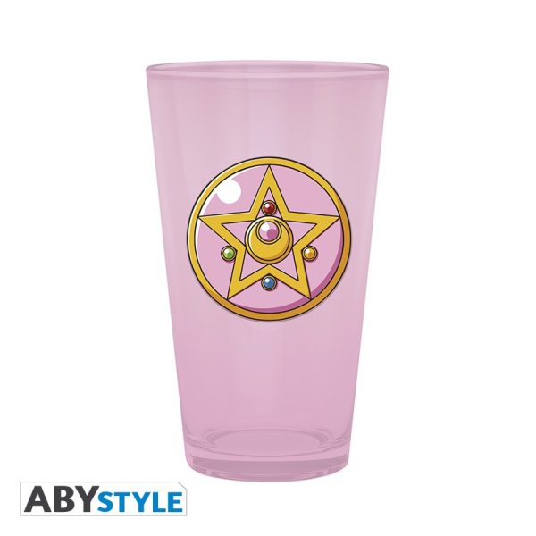sailor moon large glass 400ml sailor moon x2