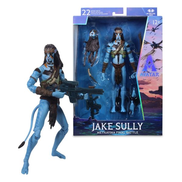 Avatar Fire and Ash Jake Sully Metkayina Final Battle 18 cm - McFarlane Toys