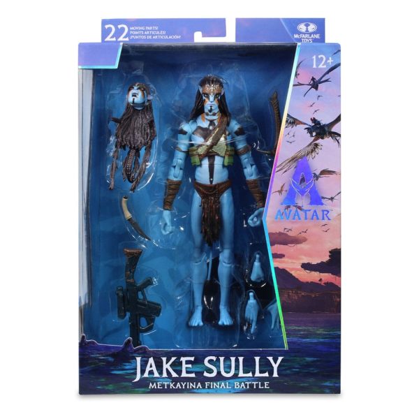 Avatar Fire and Ash Jake Sully Metkayina Final Battle 18 cm - McFarlane Toys
