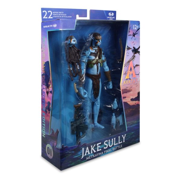 Avatar Fire and Ash Jake Sully Metkayina Final Battle 18 cm - McFarlane Toys