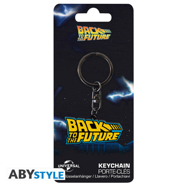 back to the future keychain logo x4 (2)
