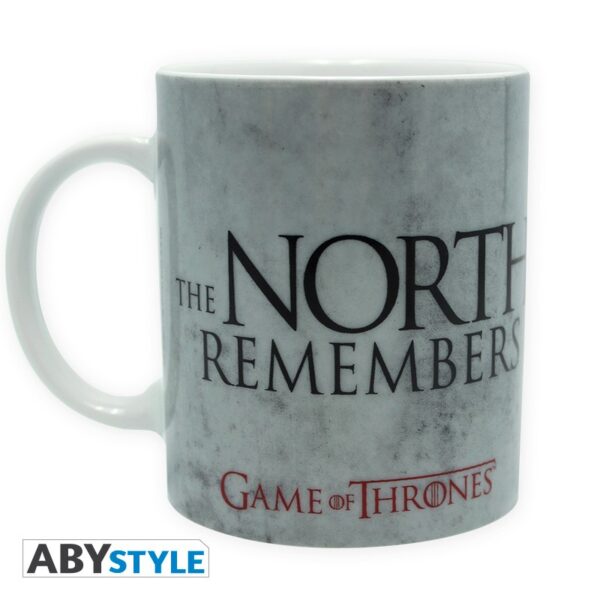 game of thrones mug 320 ml the north remembers box x2