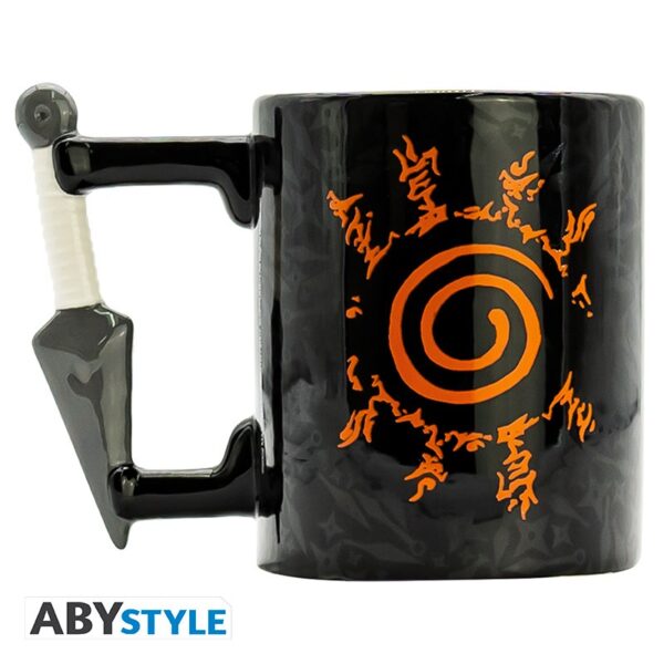 naruto shippuden mug 3d handle kunai konoha x2 79