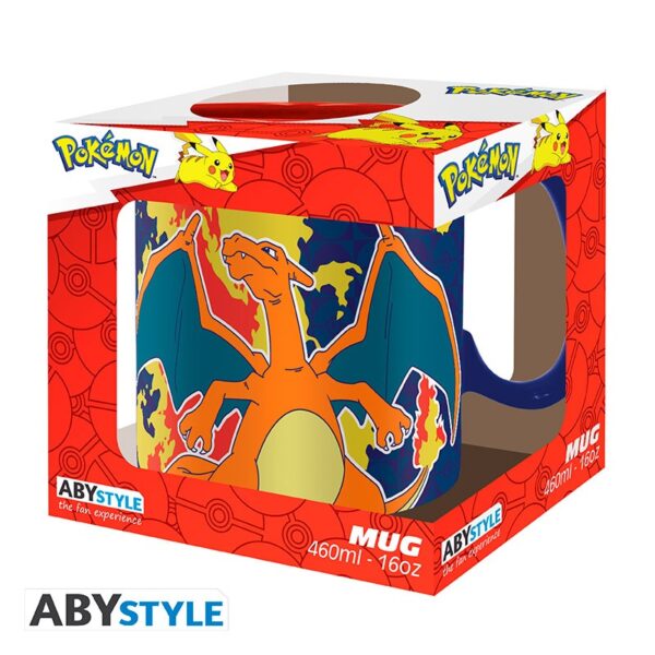 pokemon mug 460 ml charizard foil cardboard box x2 carton 79 (2)