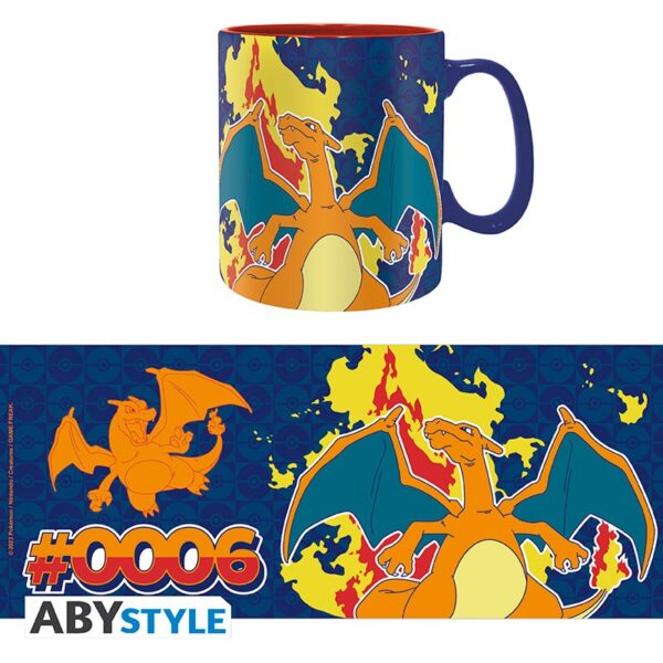 pokemon mug 460 ml charizard foil cardboard box x2 carton 79 (3)