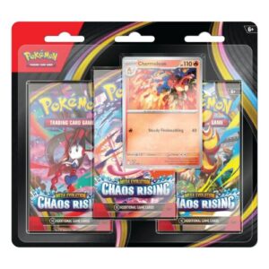 Pokémon TCG Mega Evolution Chaos Rising 3-Pack Blister
