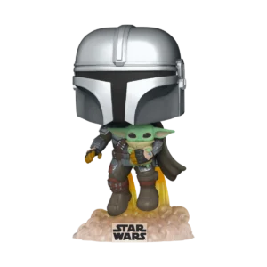 Figurka Funko Pop 402 - The Mandalorian - Mando Flying with Jet Pack