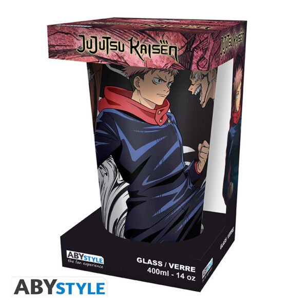 Szklanka Jujutsu Kaisen Itadori vs Sukuna 400 ml ABYstyle