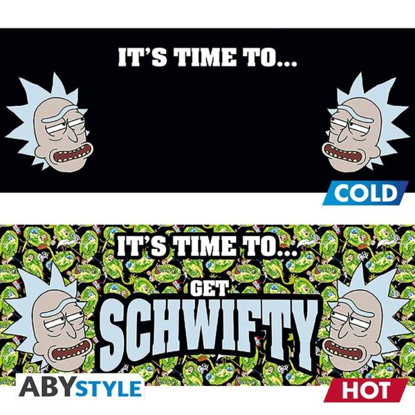 Kubek zmieniający kolor Rick and Morty Get Schwifty 320 ml ABYstyle