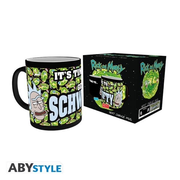 Kubek zmieniający kolor Rick and Morty Get Schwifty 320 ml ABYstyle