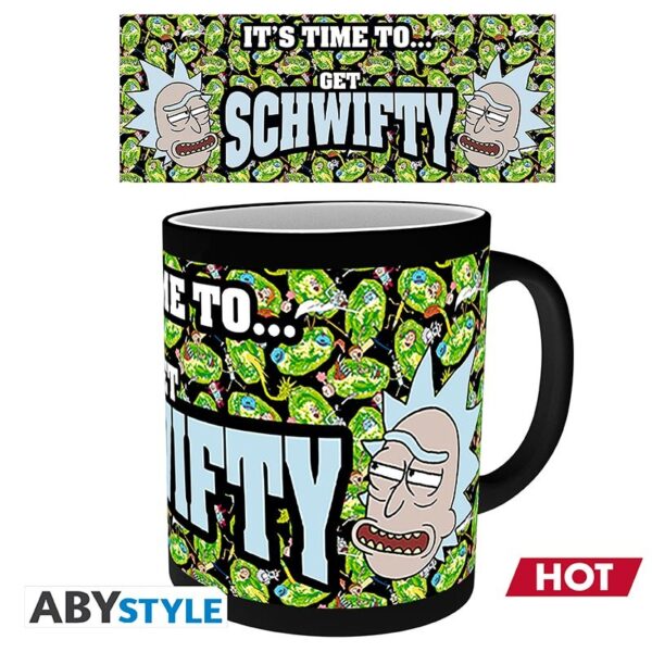 Kubek zmieniający kolor Rick and Morty Get Schwifty 320 ml ABYstyle