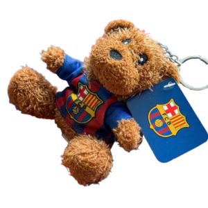 Brelok Pluszowy FC Barcelona Miś w Koszulce Klubowej