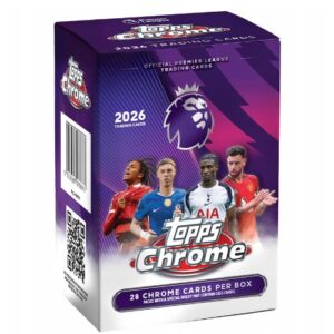Topps Chrome Premier League 2026 Value Box Karty Piłkarskie