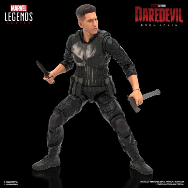 Figurka Marvel Legends Punisher 15 cm Daredevil Born Again Hasbro