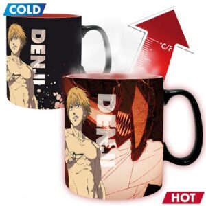 Kubek zmieniający kolor Chainsaw Man - 460 ml Denji & Aki ABYstyle