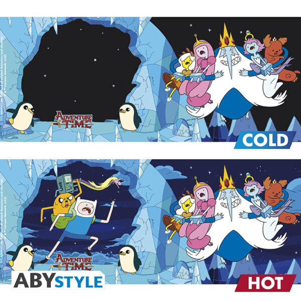 Kubek zmieniający kolor Adventure Time - 460 ml ABYstyle